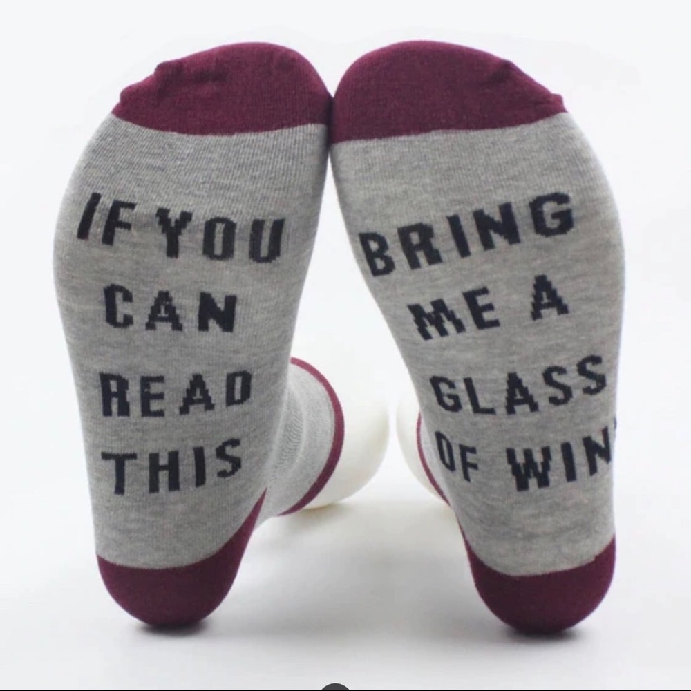 New Fun Socks Wine - Picture 2 of 4